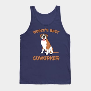 Boxer World's Best Coworker WFH Tank Top